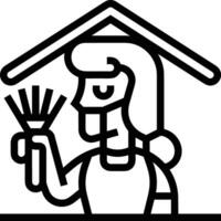 Home outline icon symbol vector image. Illustration of the house real estate graphic property design image