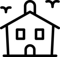 Home outline icon symbol vector image. Illustration of the house real estate graphic property design image