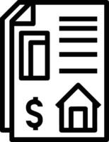 Home outline icon symbol vector image. Illustration of the house real estate graphic property design image