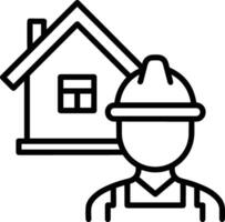 Home outline icon symbol vector image. Illustration of the house real estate graphic property design image