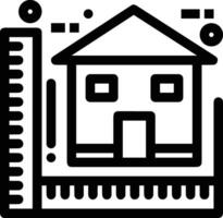 Home outline icon symbol vector image. Illustration of the house real estate graphic property design image