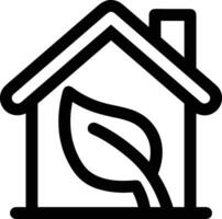 Home outline icon symbol vector image. Illustration of the house real estate graphic property design image