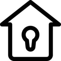 Home outline icon symbol vector image. Illustration of the house real estate graphic property design image