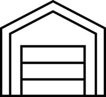 Home outline icon symbol vector image. Illustration of the house real estate graphic property design image