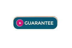 new guarantee website, click button, level, sign, speech, bubble  banner, vector