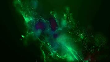 snabb energi flygande Vinka rader med partikel blixt från Nedan. video