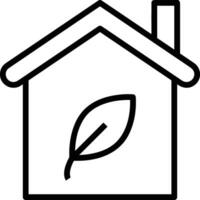 Home outline icon symbol vector image. Illustration of the house real estate graphic property design image