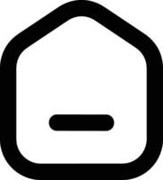 Home outline icon symbol vector image. Illustration of the house real estate graphic property design image