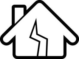 Home outline icon symbol vector image. Illustration of the house real estate graphic property design image