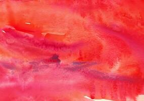 Abstract red watercolor texture background photo