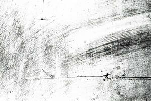 Grunge background of black and white. Abstract illustration texture of cracks, chips, dot isolated on transparent background PNG file. photo