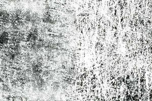 Grunge background of black and white. Abstract   of cracks, chips, dot isolated on transparent background PNG file. photo