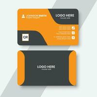 Vector Modern Creative and Clean Business Card Design Template.