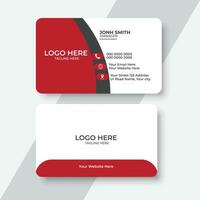 Vector Modern Creative and Clean Business Card Design Template.