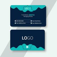 moderno creativo negocio tarjeta y nombre tarjeta diseño modelo. vector