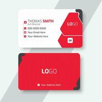 Modern creative business card and name card design template. vector