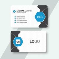 moderno creativo negocio tarjeta y nombre tarjeta diseño modelo. vector