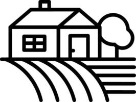 Home outline icon symbol vector image. Illustration of the house real estate graphic property design image