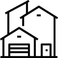 Home outline icon symbol vector image. Illustration of the house real estate graphic property design image