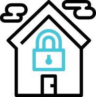 Home outline icon symbol vector image. Illustration of the house real estate graphic property design image