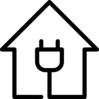 Home outline icon symbol vector image. Illustration of the house real estate graphic property design image