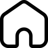 Home outline icon symbol vector image. Illustration of the house real estate graphic property design image