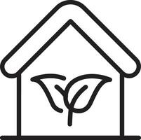 Home outline icon symbol vector image. Illustration of the house real estate graphic property design image