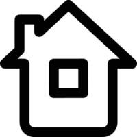 Home outline icon symbol vector image. Illustration of the house real estate graphic property design image