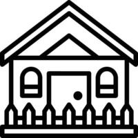 Home outline icon symbol vector image. Illustration of the house real estate graphic property design image