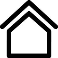 Home outline icon symbol vector image. Illustration of the house real estate graphic property design image