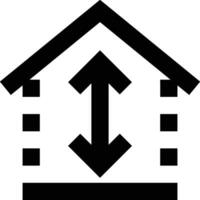 Home outline icon symbol vector image. Illustration of the house real estate graphic property design image