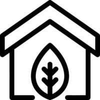 Home outline icon symbol vector image. Illustration of the house real estate graphic property design image