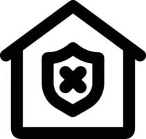 Home outline icon symbol vector image. Illustration of the house real estate graphic property design image