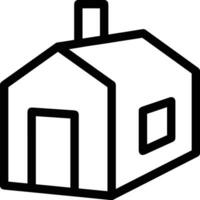 Home outline icon symbol vector image. Illustration of the house real estate graphic property design image