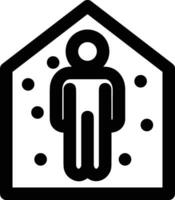 Home outline icon symbol vector image. Illustration of the house real estate graphic property design image