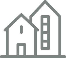 Home outline icon symbol vector image. Illustration of the house real estate graphic property design image