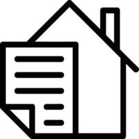 Home outline icon symbol vector image. Illustration of the house real estate graphic property design image