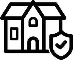 Home outline icon symbol vector image. Illustration of the house real estate graphic property design image