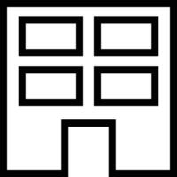 Home outline icon symbol vector image. Illustration of the house real estate graphic property design image