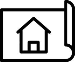 Home outline icon symbol vector image. Illustration of the house real estate graphic property design image