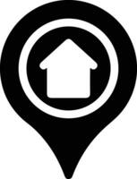 Home homepage icon symbol vector image. Illustration of the house real estate graphic property design image