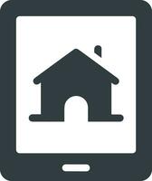 Home homepage icon symbol vector image. Illustration of the house real estate graphic property design image