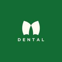 Dental logo design vector with modern style