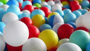 colorful balls in a child indoor play ground video