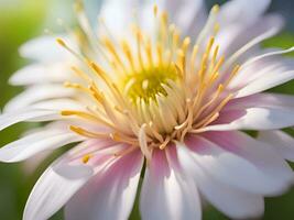 AI generated Close up of a flower. photo