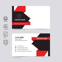 Professional business card design vector file, elegant, minimalist,