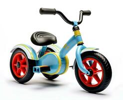 AI generated three wheel children toy photo