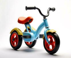 AI generated three wheel children toy photo