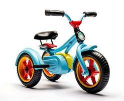 AI generated three wheel children toy photo