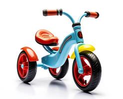 AI generated three wheel children toy photo